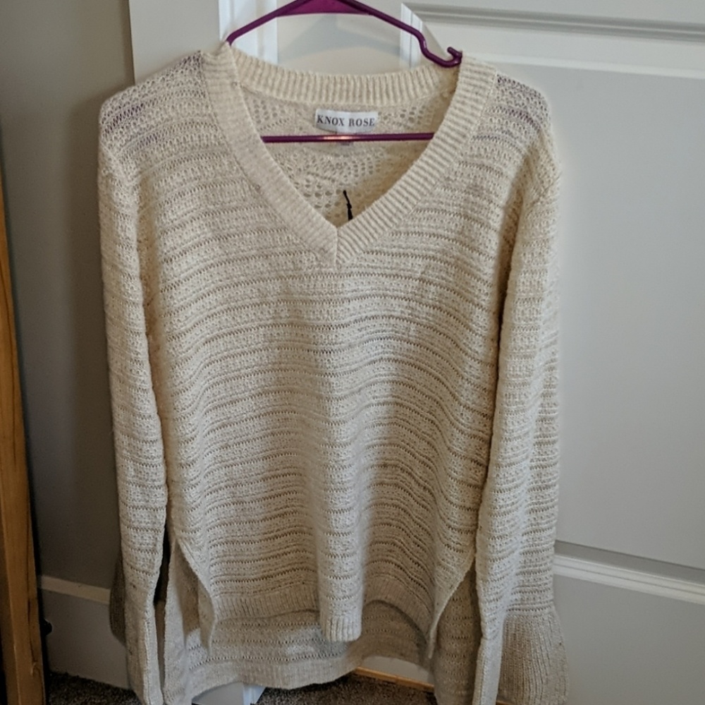 Knox Rose Cream Knitted Sweater